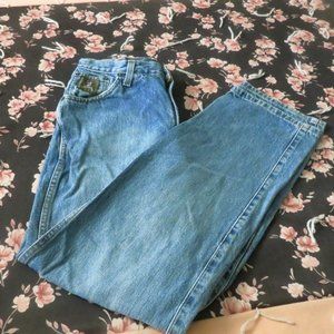 Distressed Cinch Green Label Jeans
